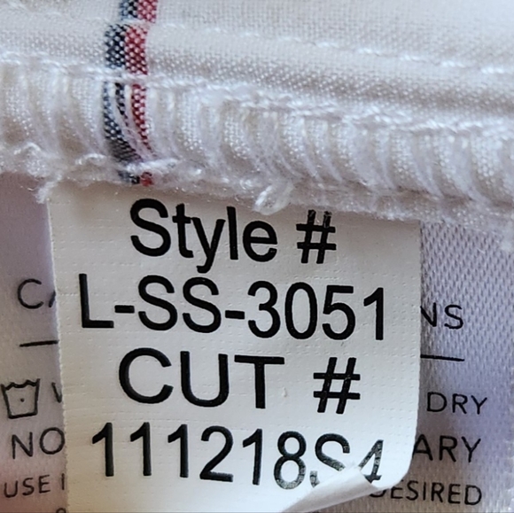 Mizzen+Main "Leeward" Plaid Short Sleeve Shirt White Red, Men's Size XL Trim Fit - Picture 10 of 11